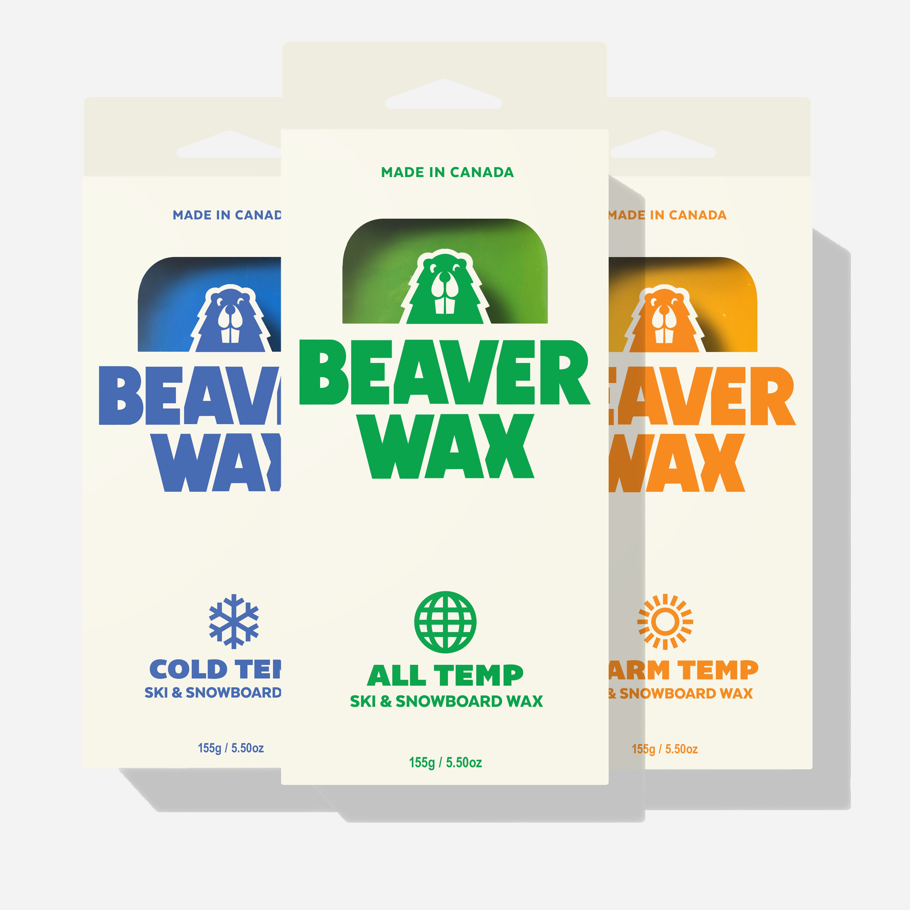 Mixed Ski & Snowboard Wax Pack (3 Pack) – BeaverWax