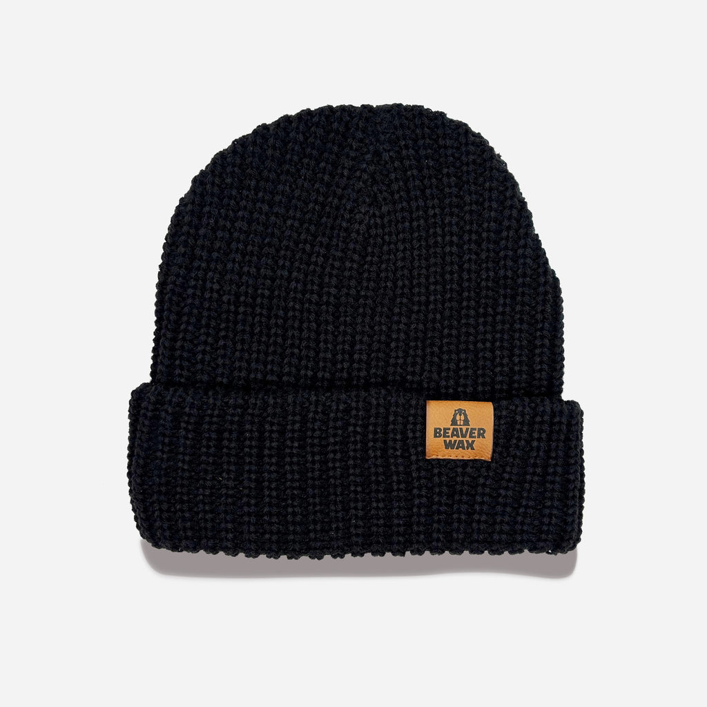 Chunky Wide Rib Roll-Up Beanie