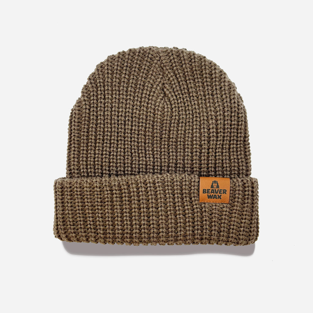 Chunky Wide Rib Roll-Up Beanie