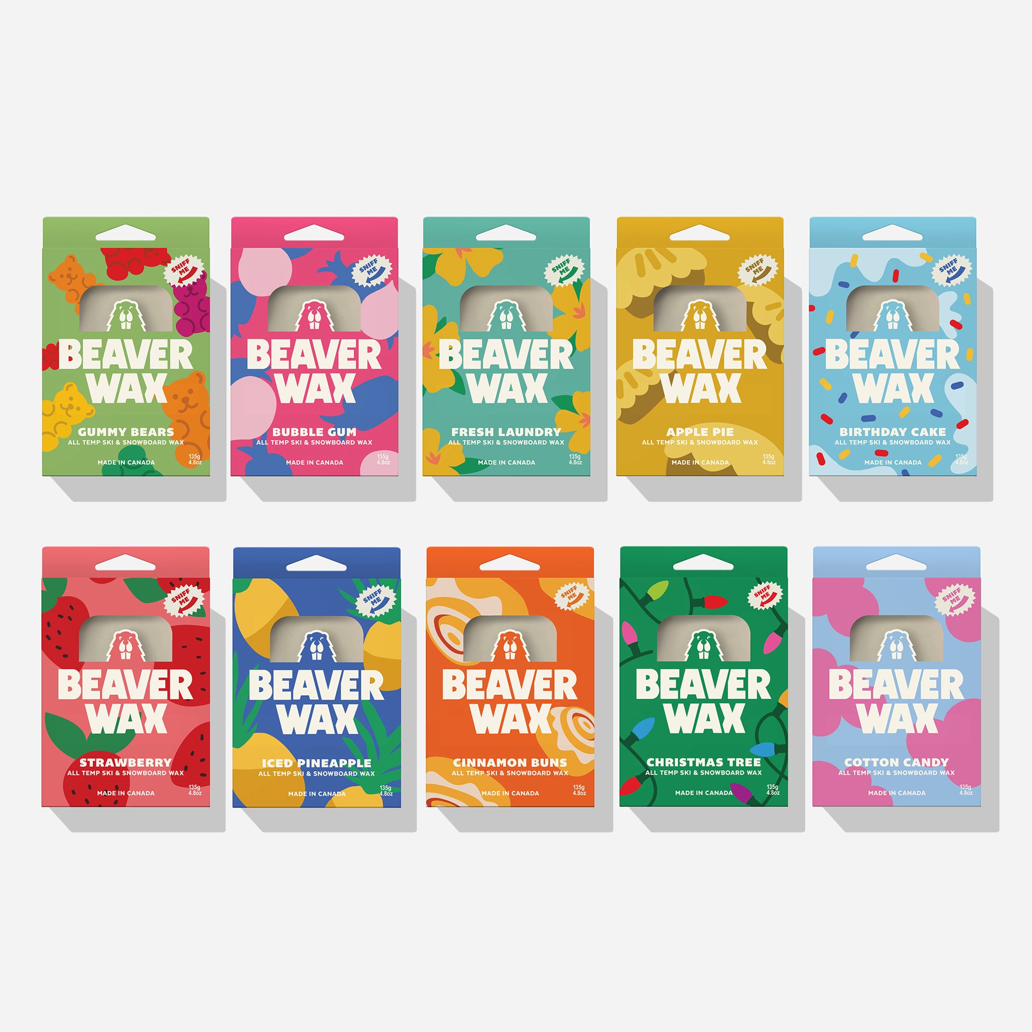 Ski & Snowboard Wax - Scented Collection (3 Pack) – BeaverWax